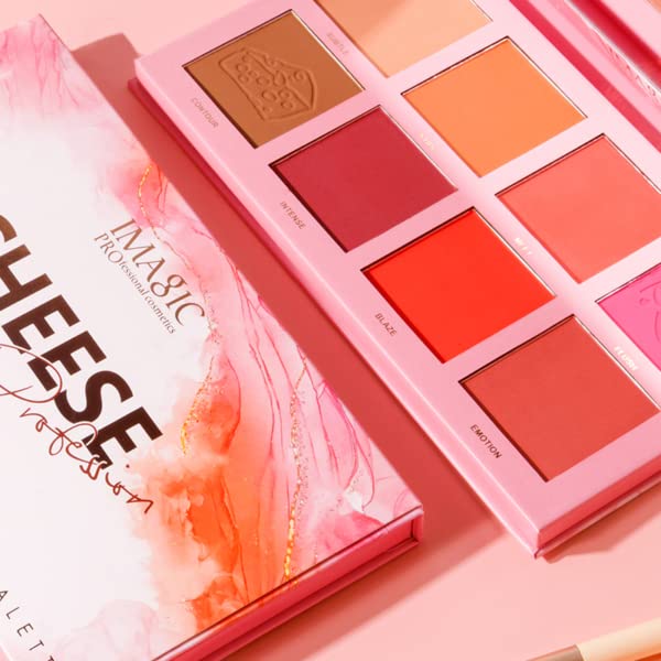 IMAGIC PRO CHEESE PROFESSION 8 COLOR CONTOUR & BLUSH PALETTE 32.8g