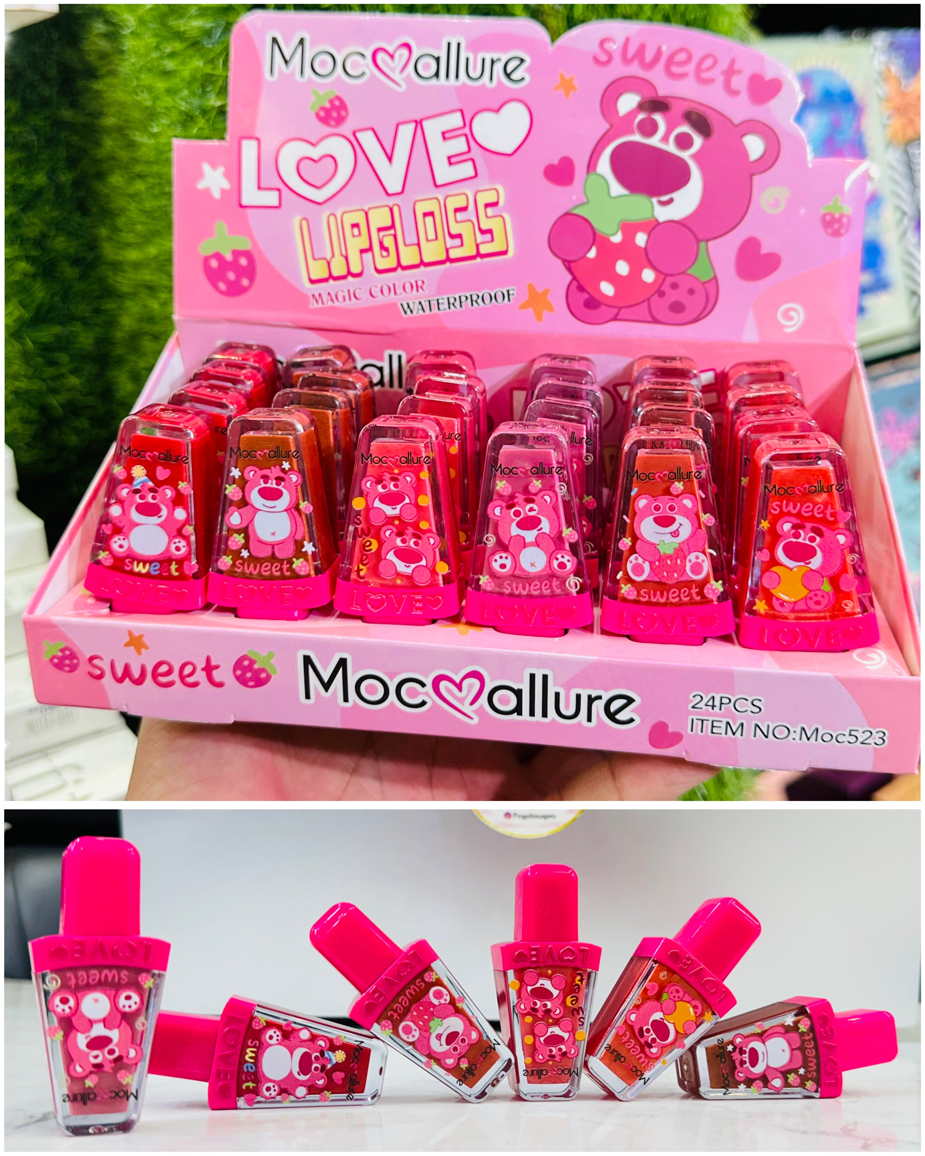 Mocallure Kawai Lipgloss (PINKS) (Set of 6)