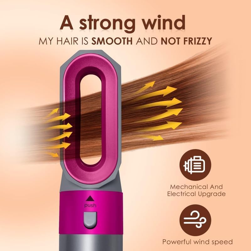 5-in-1 Hot Air Styler & Multi-Functional Hair Styling Kit – Without Box