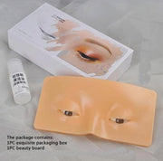 Eye Make Up Practice Dummy| Make Up Practice Face Board| Silicon Make up Face- Practice Skin Board| For Beginners and Make Up Artists| Pack of 1|