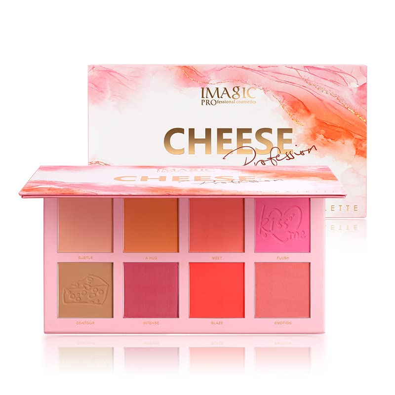 IMAGIC PRO CHEESE PROFESSION 8 COLOR CONTOUR & BLUSH PALETTE 32.8g