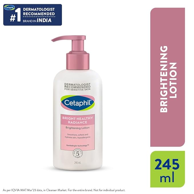 Cetaphil Bright Healthy Radiance Brightening Lotion 245ml – Hydrating & Skin Brightening Moisturiser for Sensitive Skin