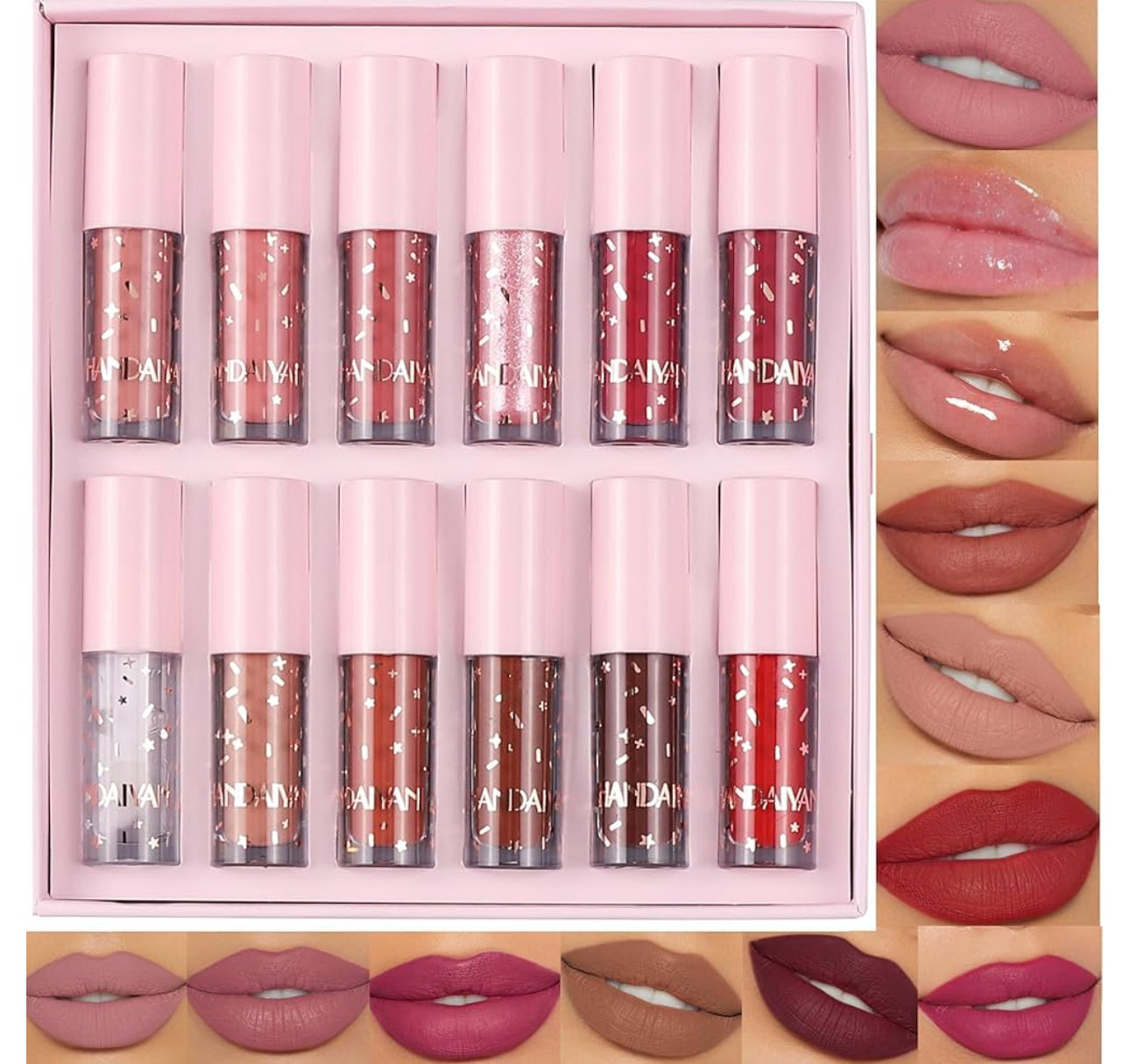 Handaiyan 12Pcs Lipsticks Vault 2.0 (UPGRADED)