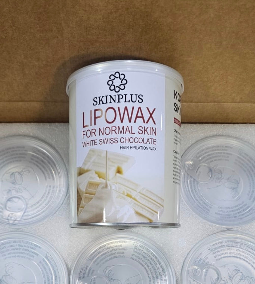 Skinplus LipoWax White Swiss Chocolate - For Normal Skin - NO REDNESS | NO BUMPS | NO IRRITATION - 800gms