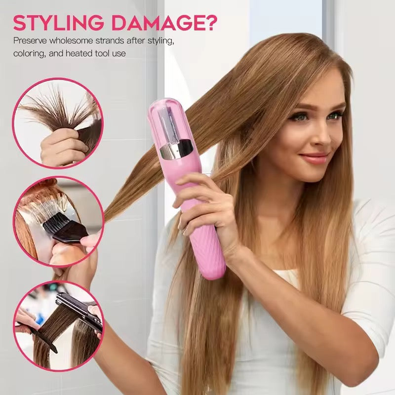 Salon-Like Split End Cutter Tool – No Length Loss -