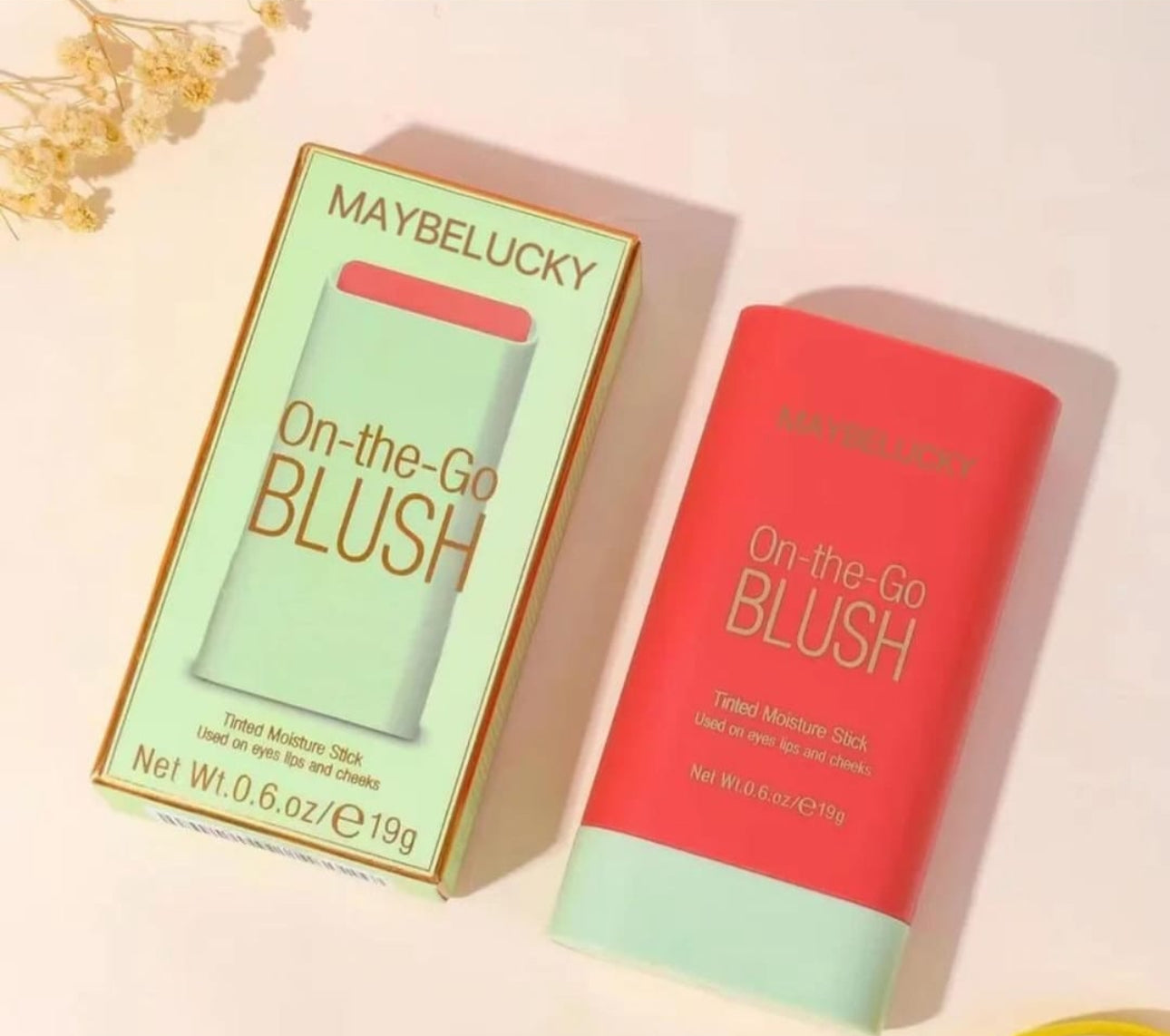 MAYBELUCKY ON THE GO BLUSHER STICK