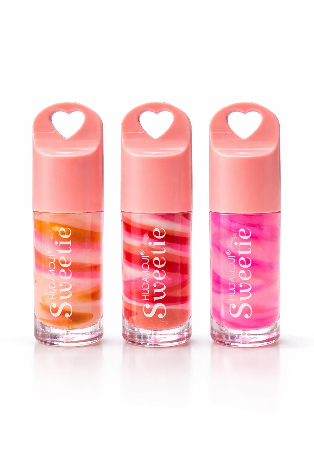 HUDA MOJI Sweetie Cake Lip Gloss – Strawberry Cake Fragrance Hydrating Lip Gloss