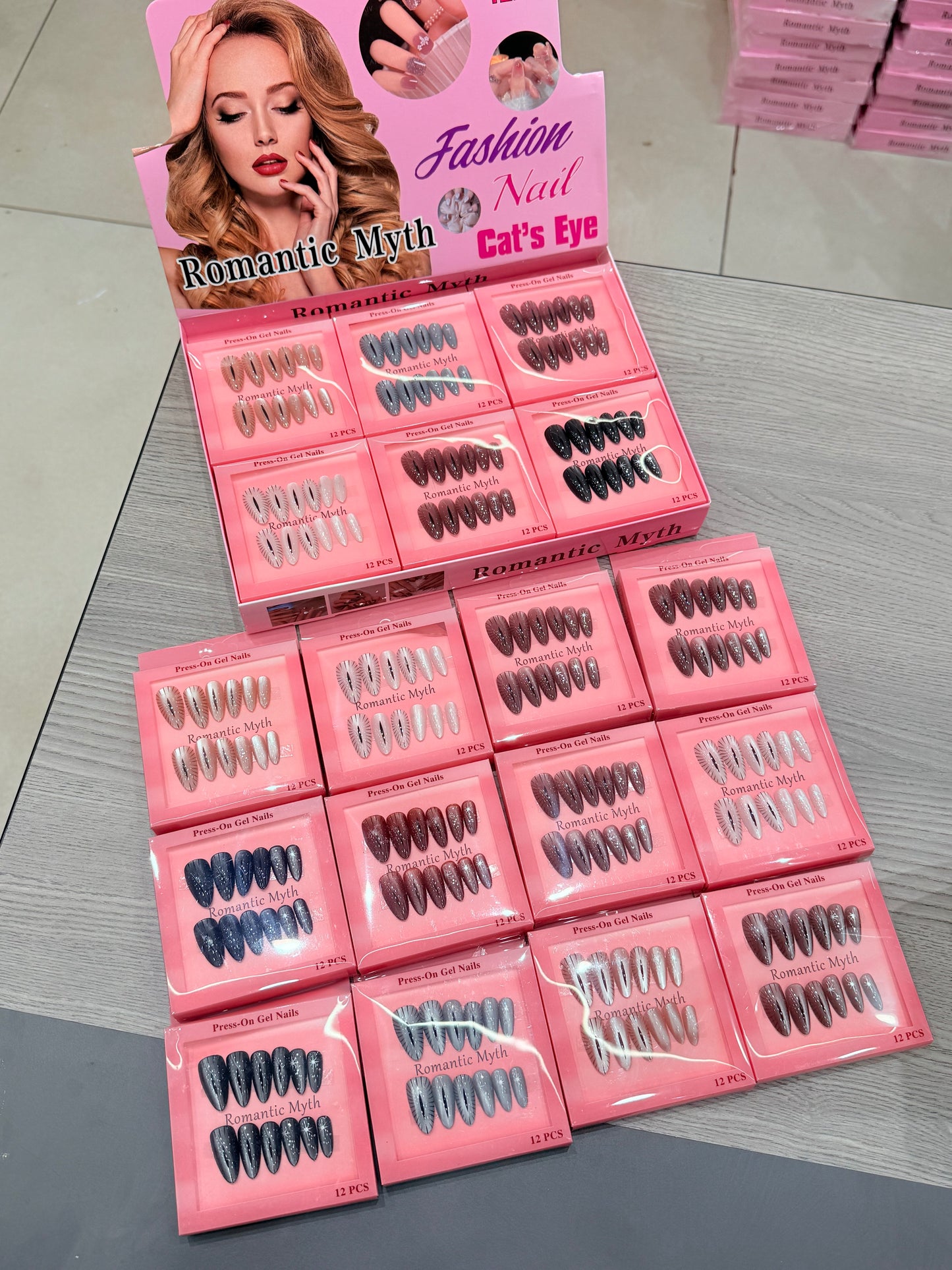 New Cat Eye Nailss Wholesale Pack 12pcs