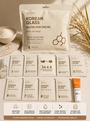 Skinplus Professional Korean Glass Gluta-Hya Facial – 10 Step Advanced Facial Kit