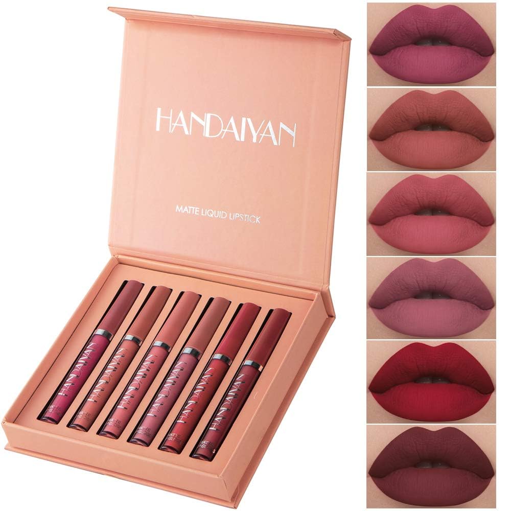 HANDAIYAN 6PCS PROFESSIONAL MATTE LIPSTICKS