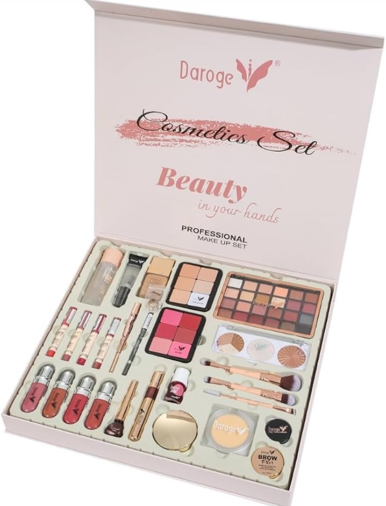 Daroge Professional Make Up Set 21 In 1 | Complete Full Face Makeup Kit