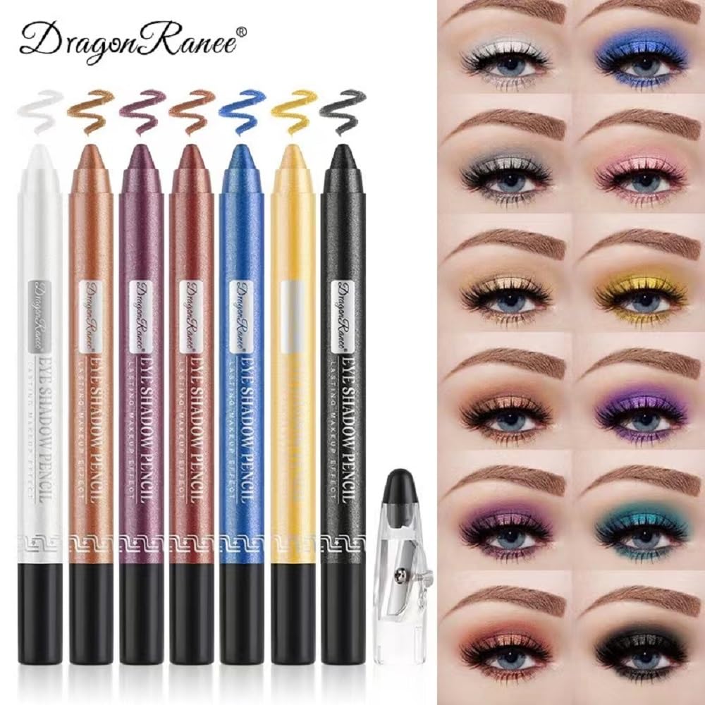 DRAGON RANEE GLITTER EYESHADOW PENCILS (SET OF 12)