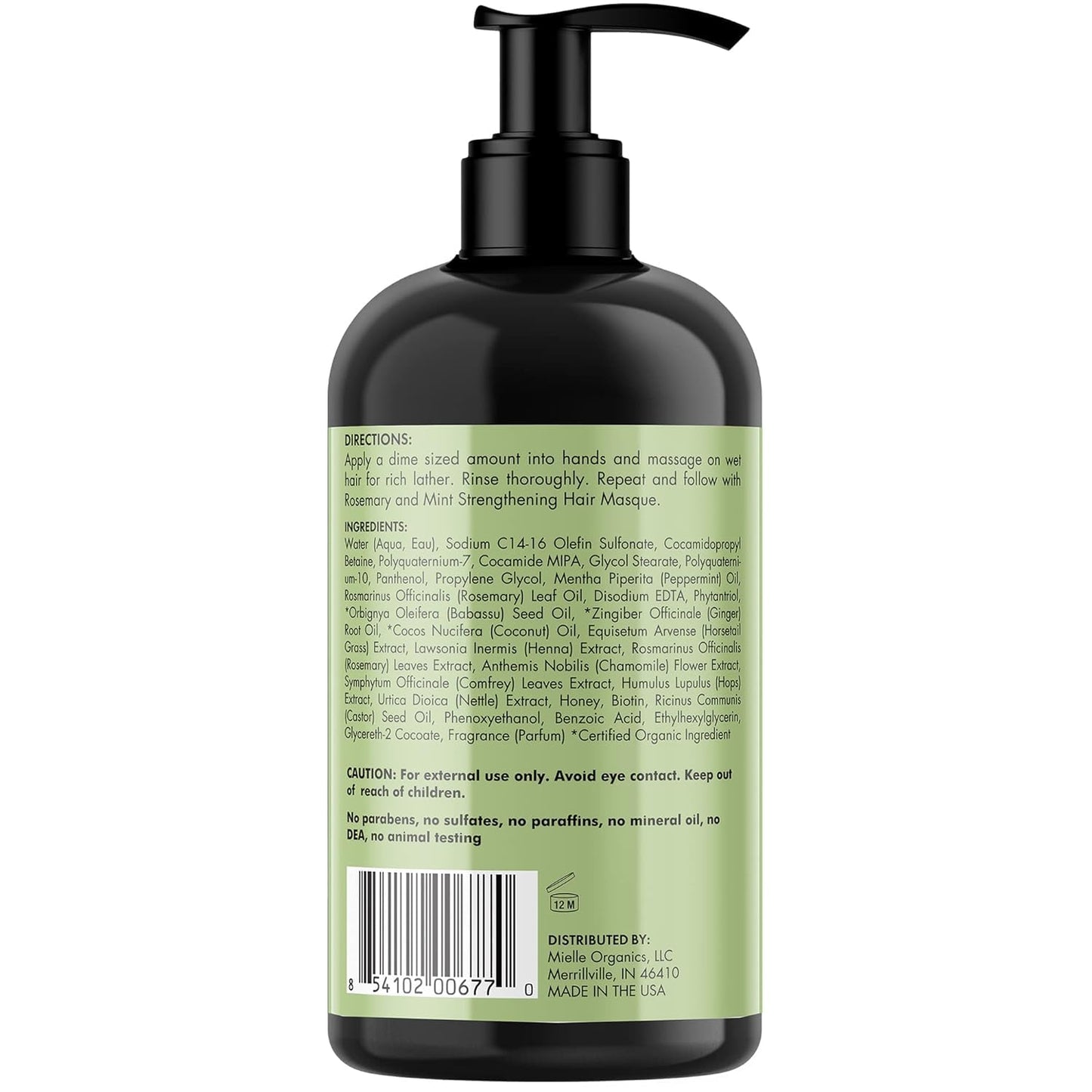 Rosemary Mint Strengthening Shampoo 355 ML