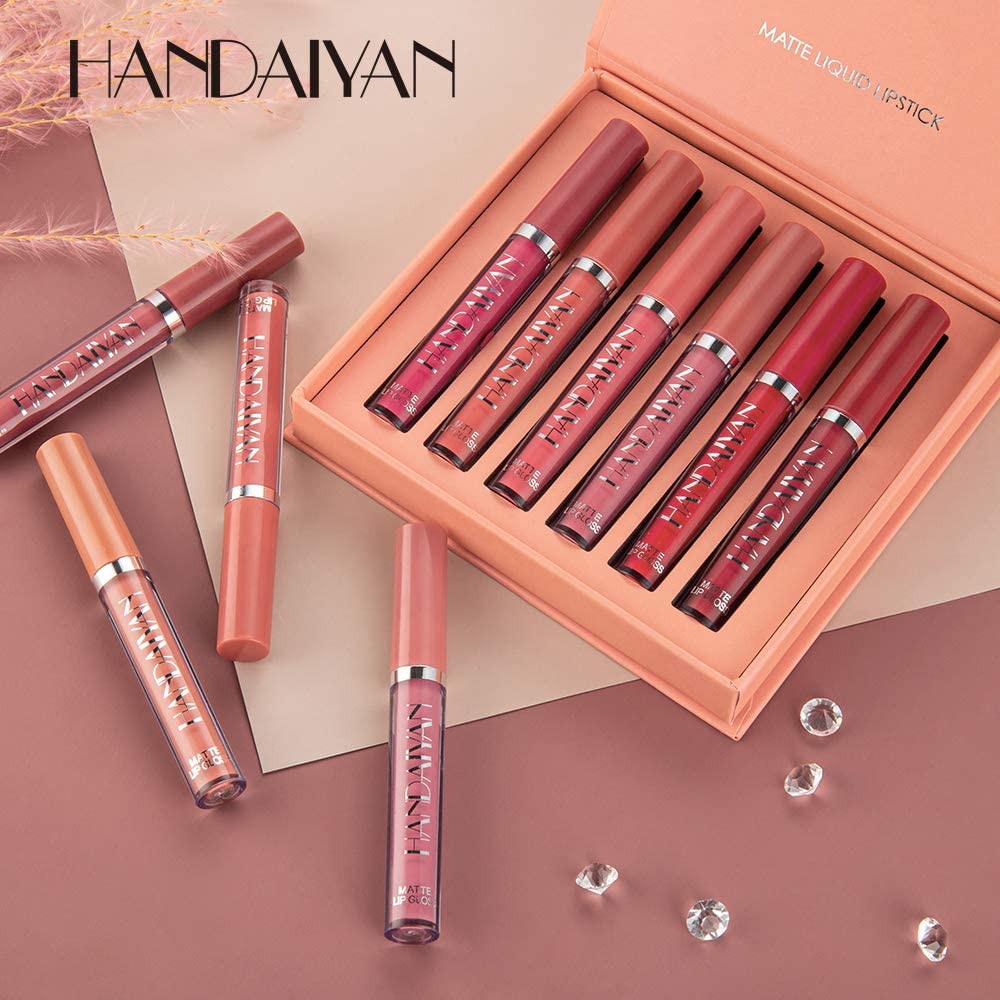 HANDAIYAN 6PCS PROFESSIONAL MATTE LIPSTICKS