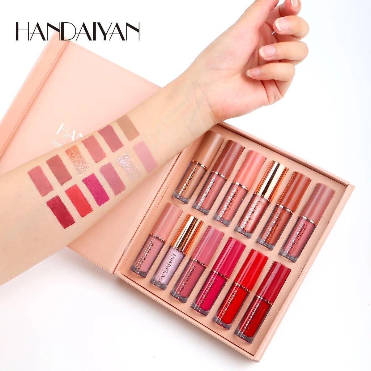 HANDAIYAN LOVE LIPSTICK SET 12PCS