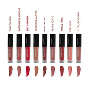 LoveEarth Liquid Matte Lipstick Combo Pack - 9-Piece Set with Waterproof Mousse Jojoba Oil, and Vitamin E - Smudge-Proof & Transferproof Mini Liquid Lipstick Long-Lasting Lip Makeup Gift Set for Women