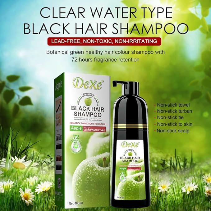 Dexe Apple Hair Color Shampoo – Black Hair Color