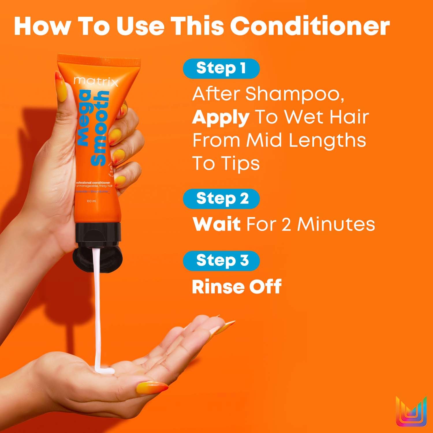 Mega Smooth Shampoo and Conditioner Combo with Shea Butter |Max Smoothness for 4 Days | Used by 1 Lakh Hairstylists* | For All Hair Types | Paraben Free