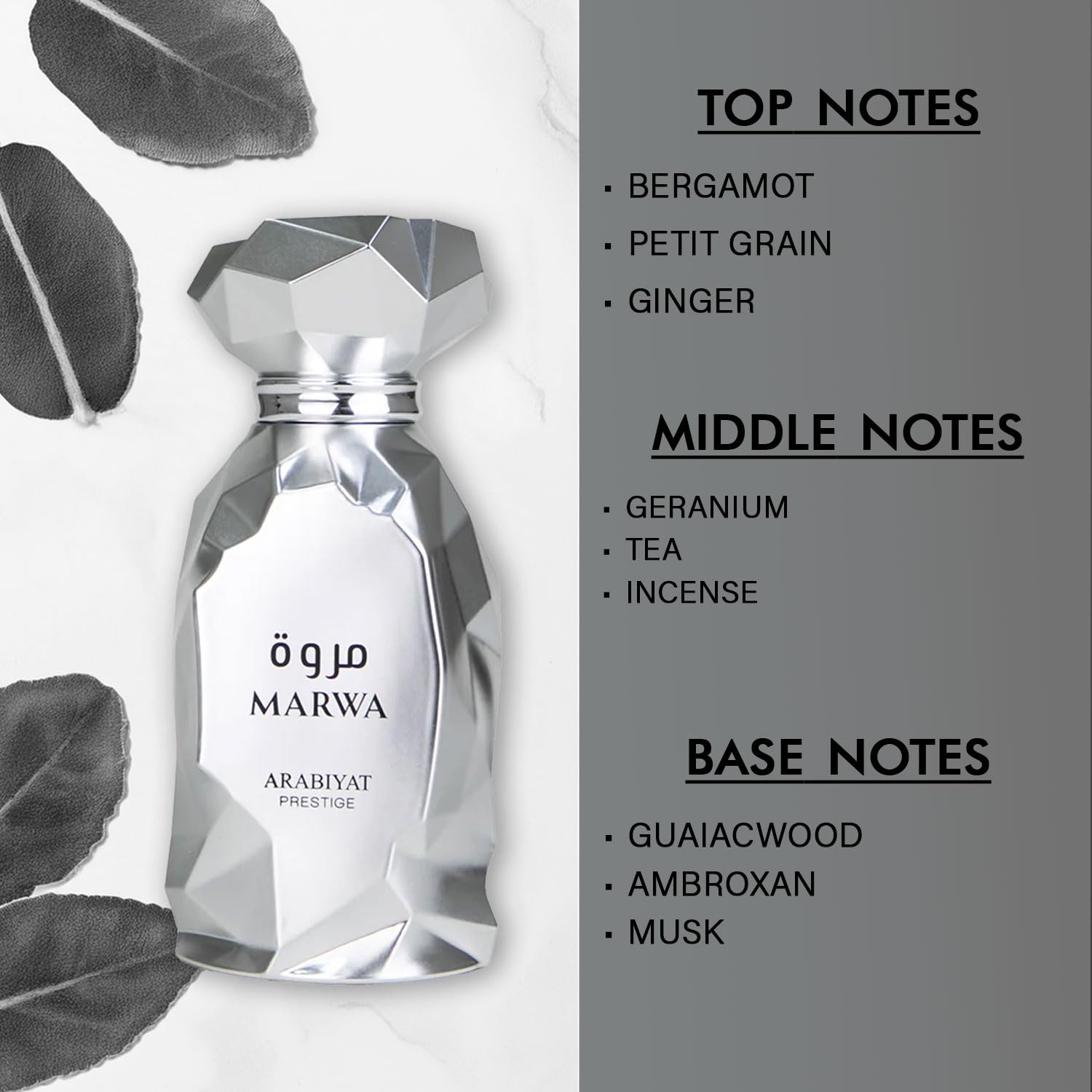 Arabiyat Marwa EDP 100 ml- Long Lasting Citrus Woody Musk Perfume for Men & Women | Premium Arabian Fragrance