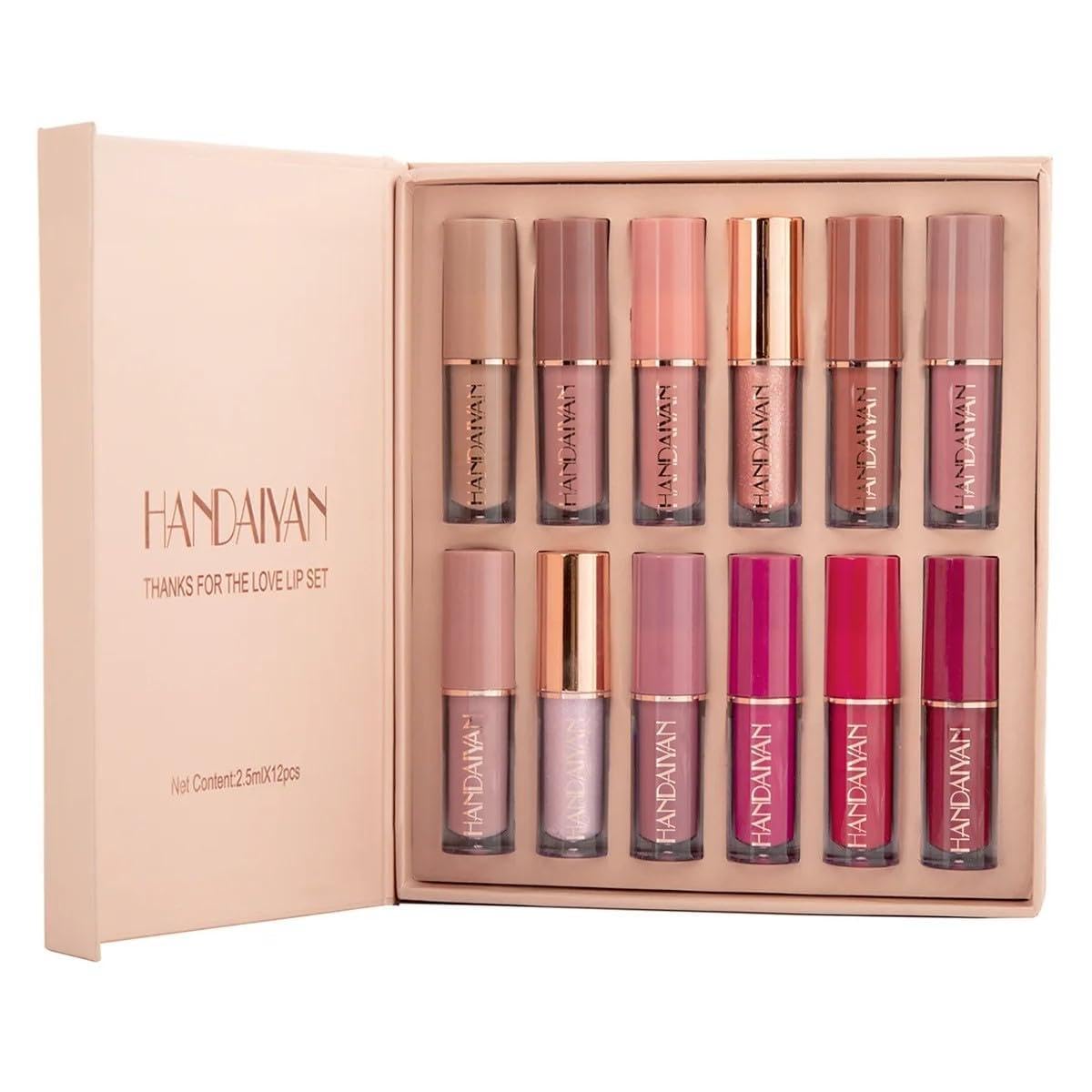 HANDAIYAN LOVE LIPSTICK SET 12PCS