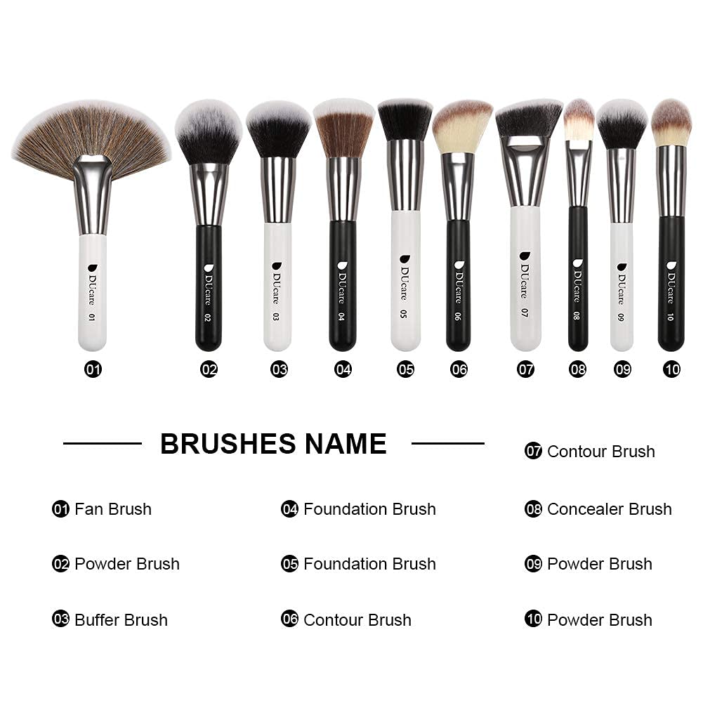 DUCARE Makeup Brushes Set Professional Panda Seris Makeup Brush Set of 31 - Multicolor