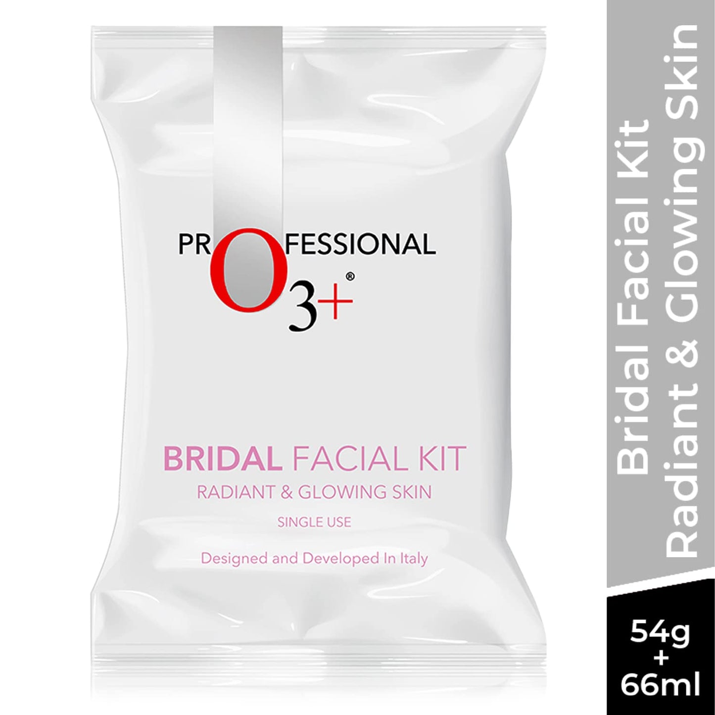 O3+ Bridal Facial Kit for Radiant & Glowing Skin with Hyaluronic Acid, Glycolic Acid and Niacinamide - Ideal for All Skin Types (60g+69ml)