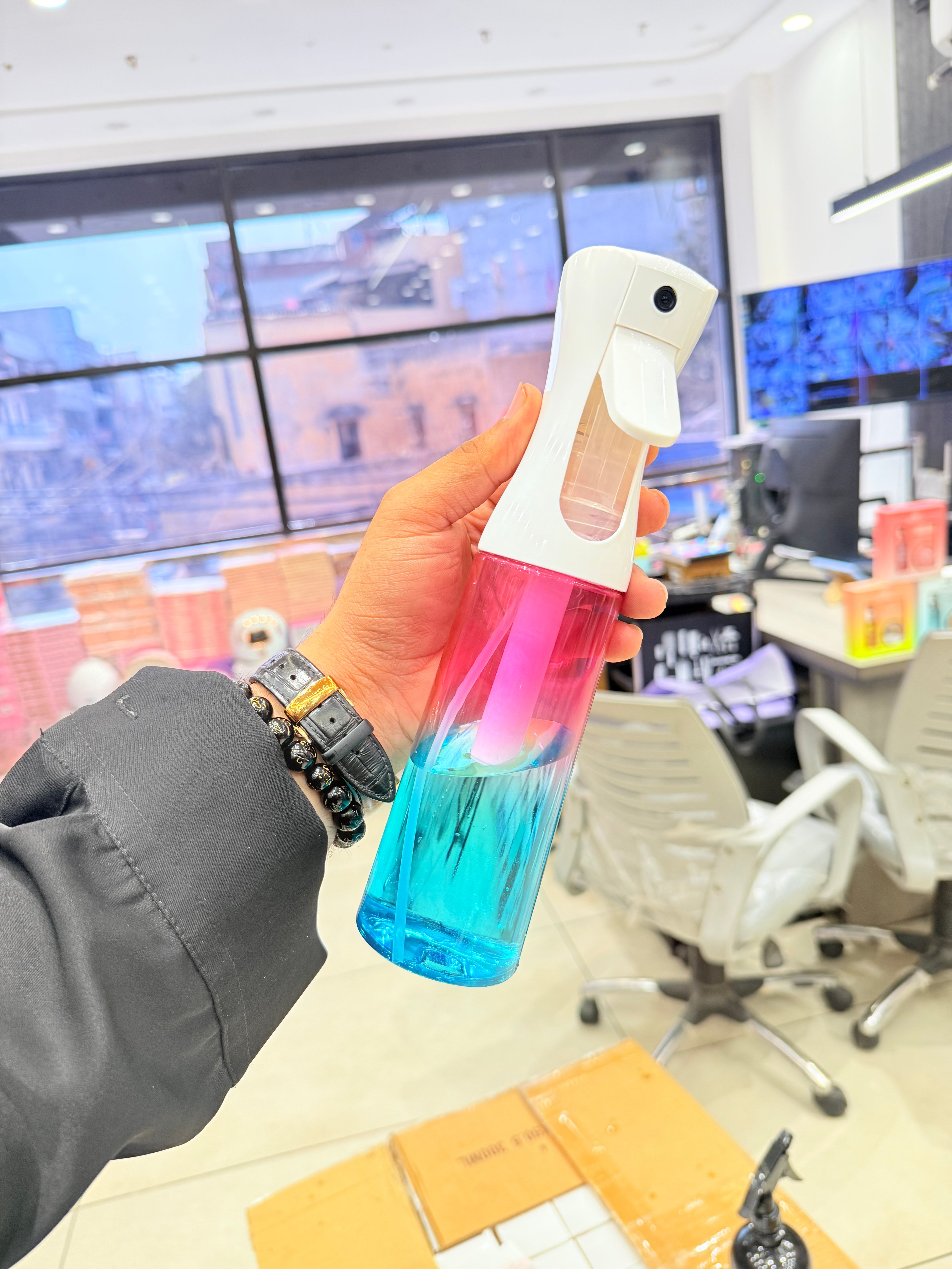 300ML Continuous Spray Bottle – Ultra Fine Mist Salon Spray