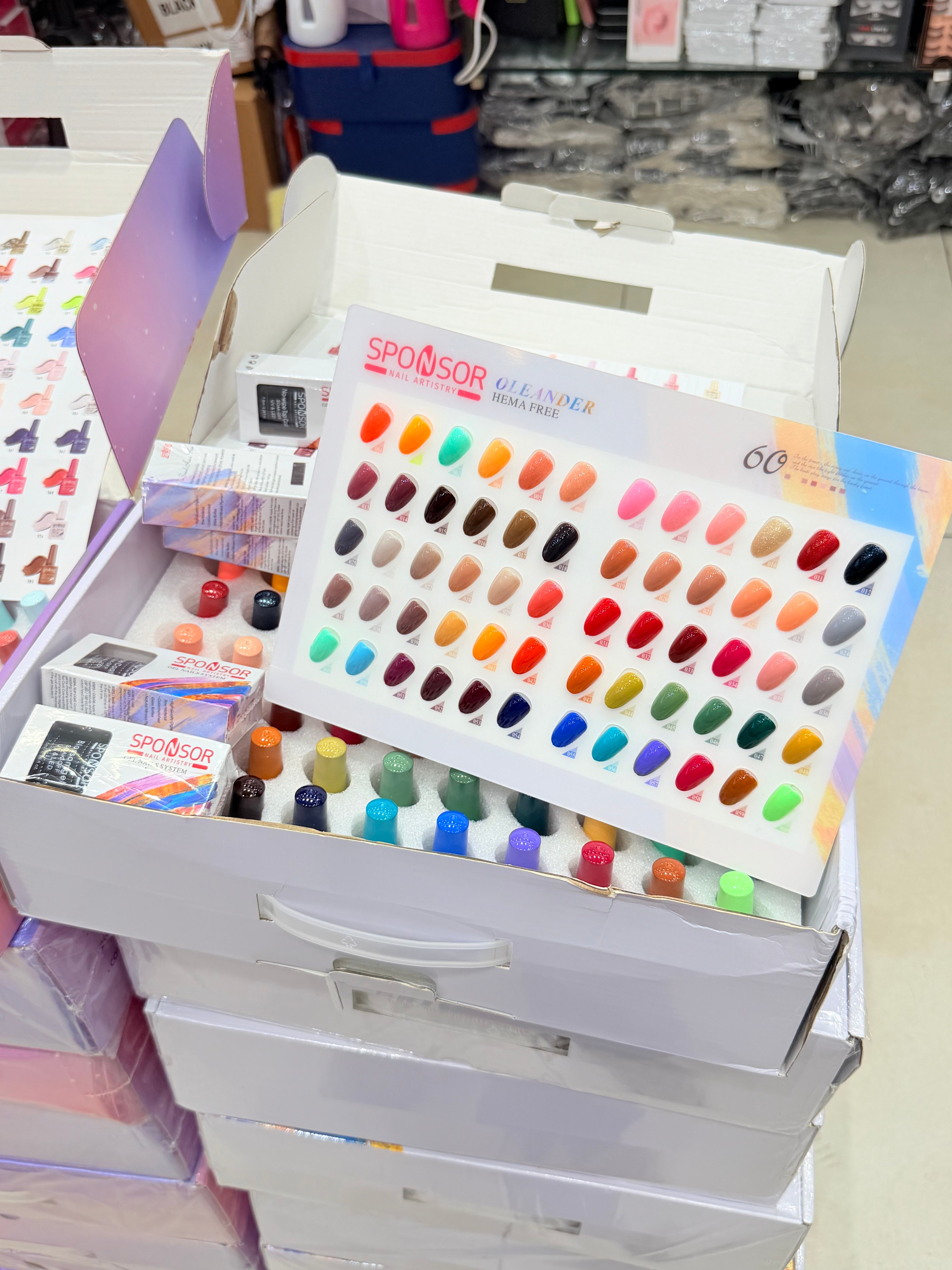 🎨 Sponsor Oleander HEMA FREE Gel Polish Kit – 60 Shades | Base Coat, Top Coat, Matte Coat, Primer & Blossom Gel Included 💅✨