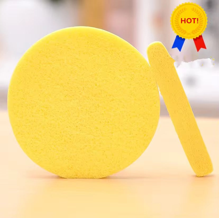 Magic Facial Cleansing Sponge – Yellow
