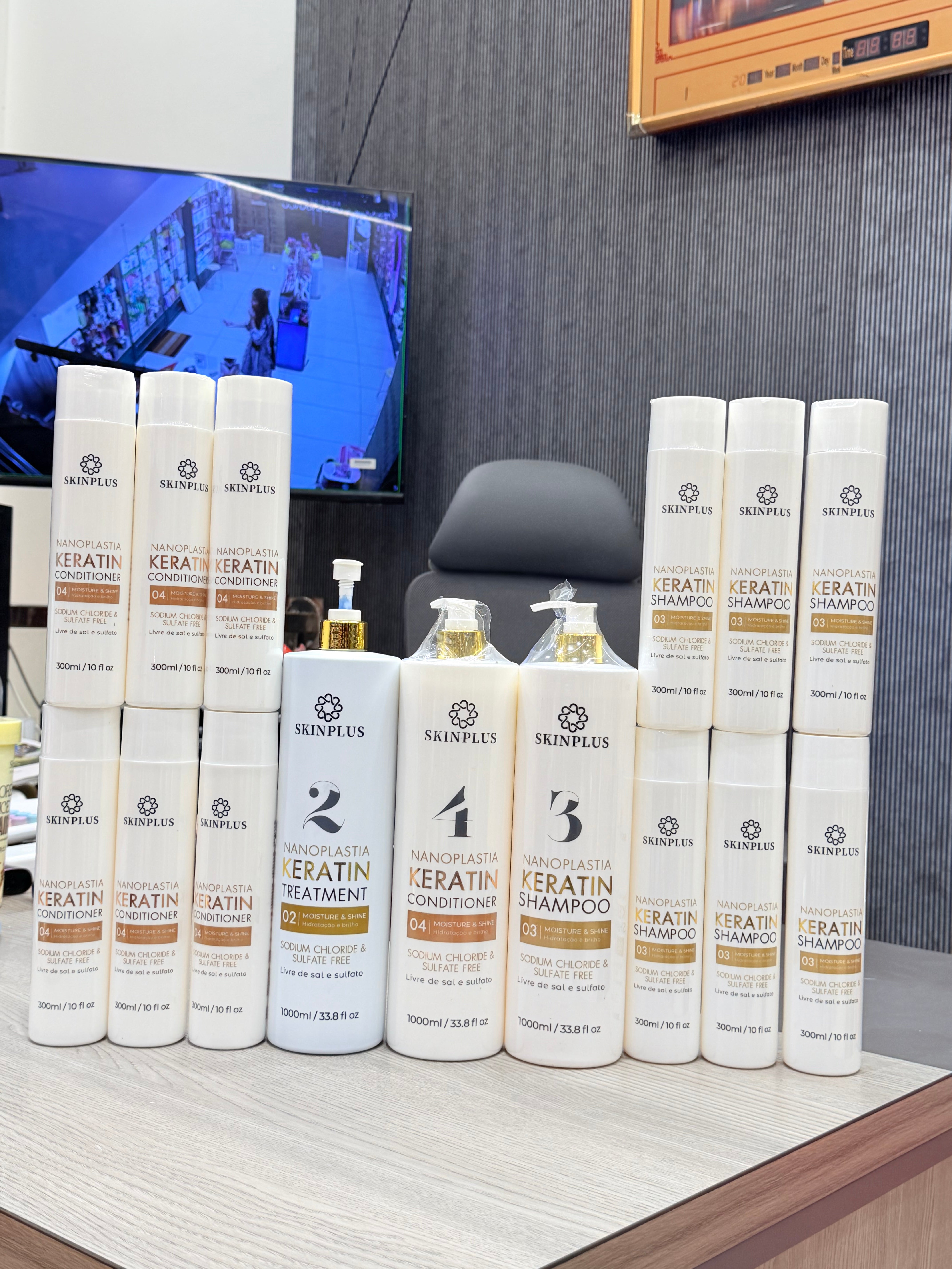 SkinPlus Nanoplastia Keratin Starter Pack | 15-Piece Professional Salon Kit | Valid till 10 August 2026