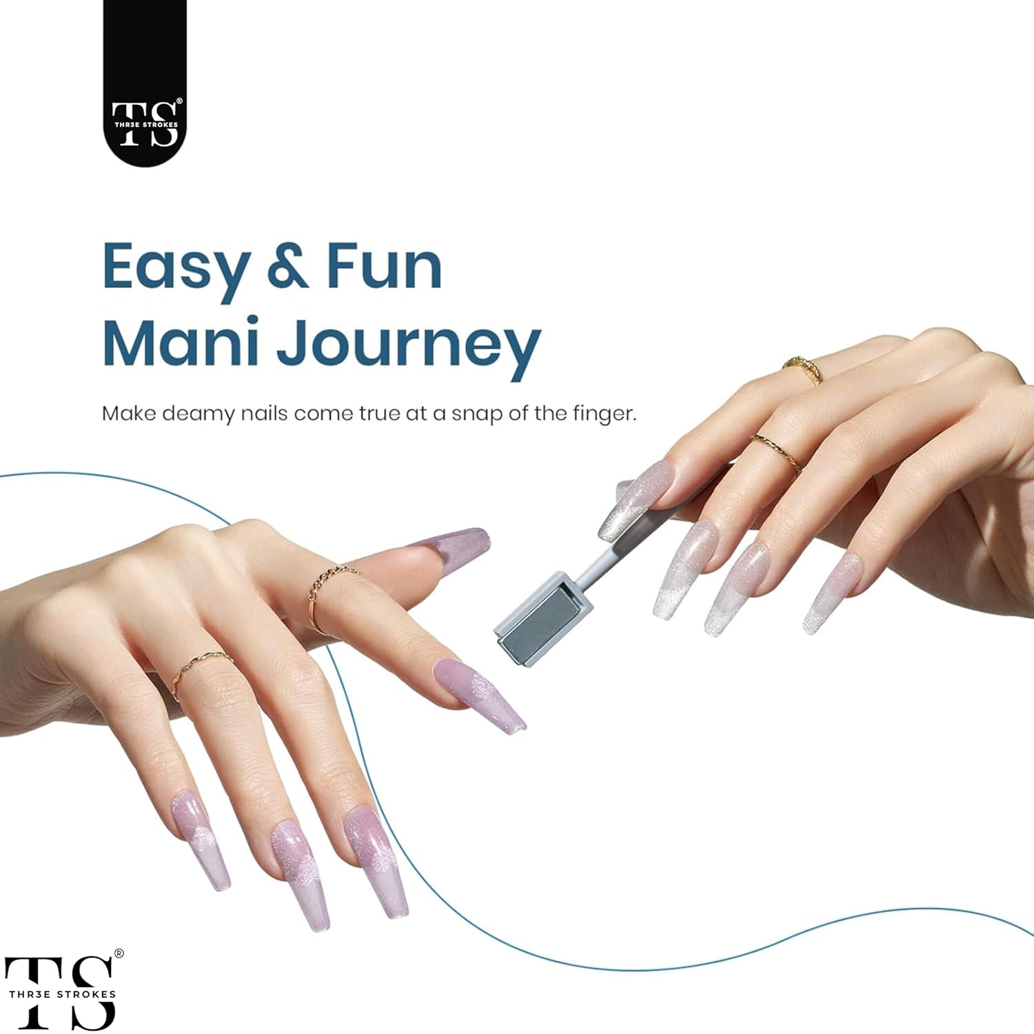 THR3E STROKES Gel Nail Polish Set- 6 Colors Nude Gel Polish All Seasons Skin Tones Pink Neutral Brown Gel Polish Kit (Uv/Led Lamp Required) Shades Need At Least 3 Layers, Shine Finish, 7.5 Milliliters (ASTEROID N54, 7.5ML)
