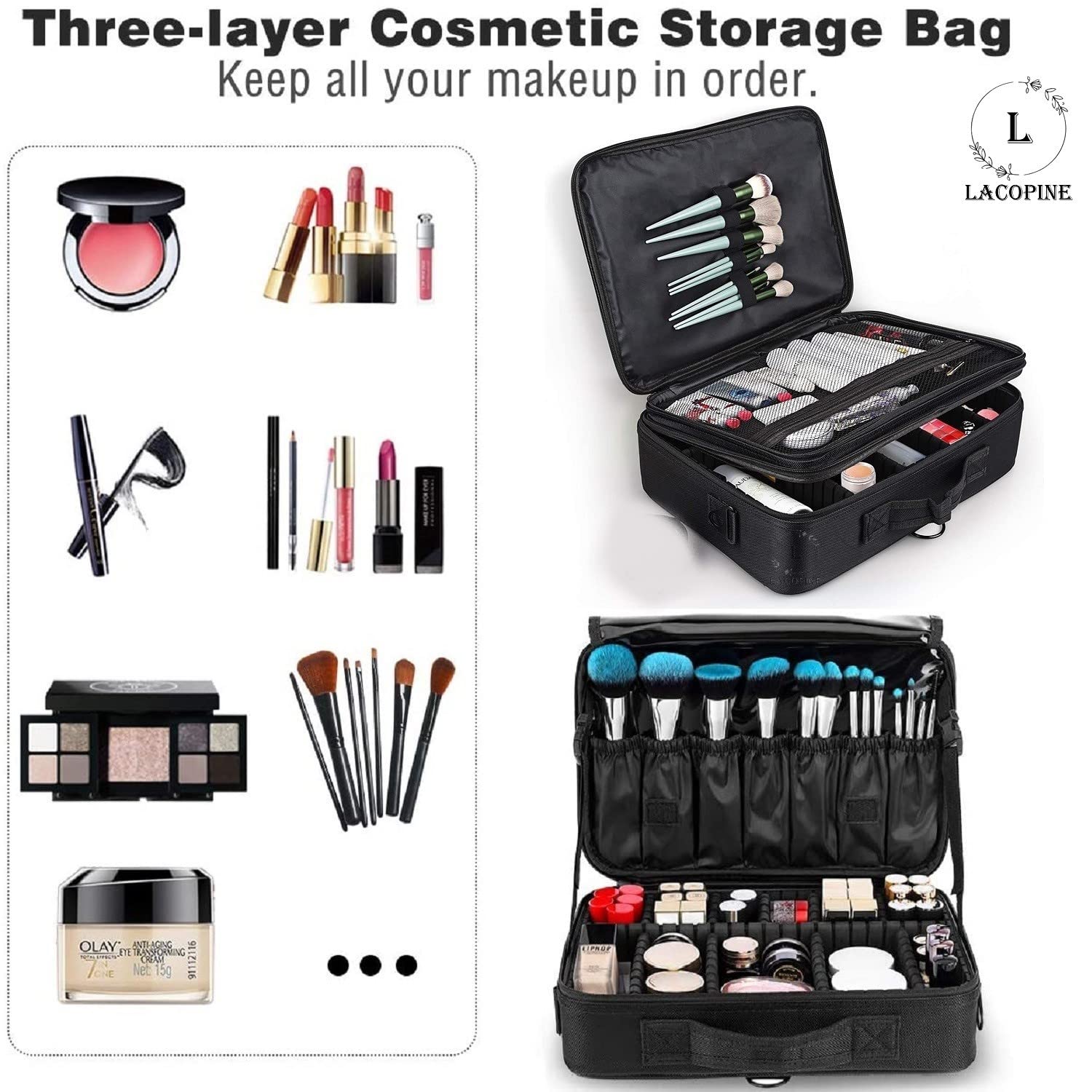PROFESSIONAL MAKEUP VANITY Double LAYER