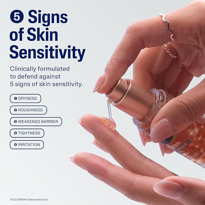 Cetaphil Healthy Renew Facial Serum – Anti-Aging Serum with Purified Peptides for Smoother & Firmer Skin (15g)