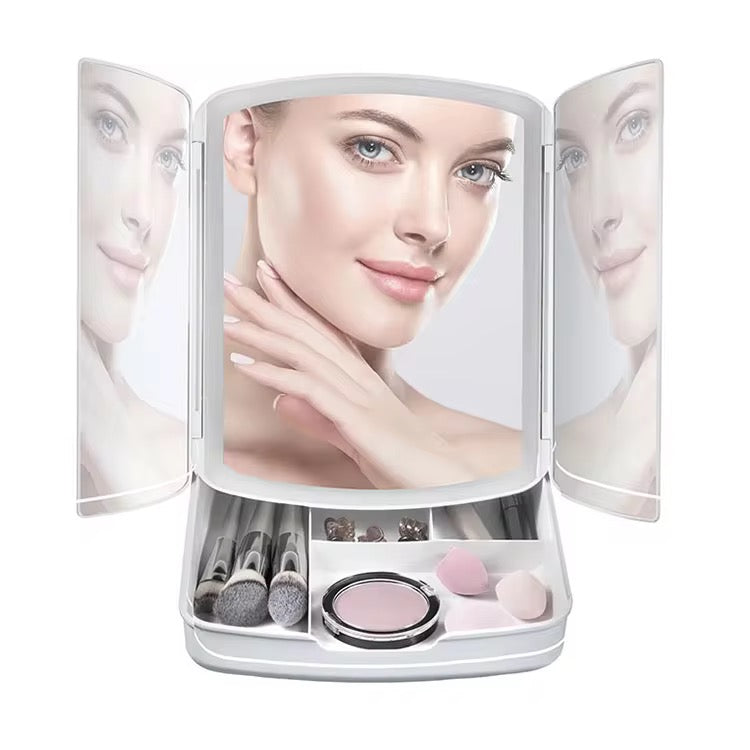 TRIFOLD Makeup Vanity Mirror