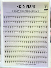 SKINPLUS Pointy Base Premade Fans 10D Professional Eyelashes – Soft & Lightweight Lash Extensions