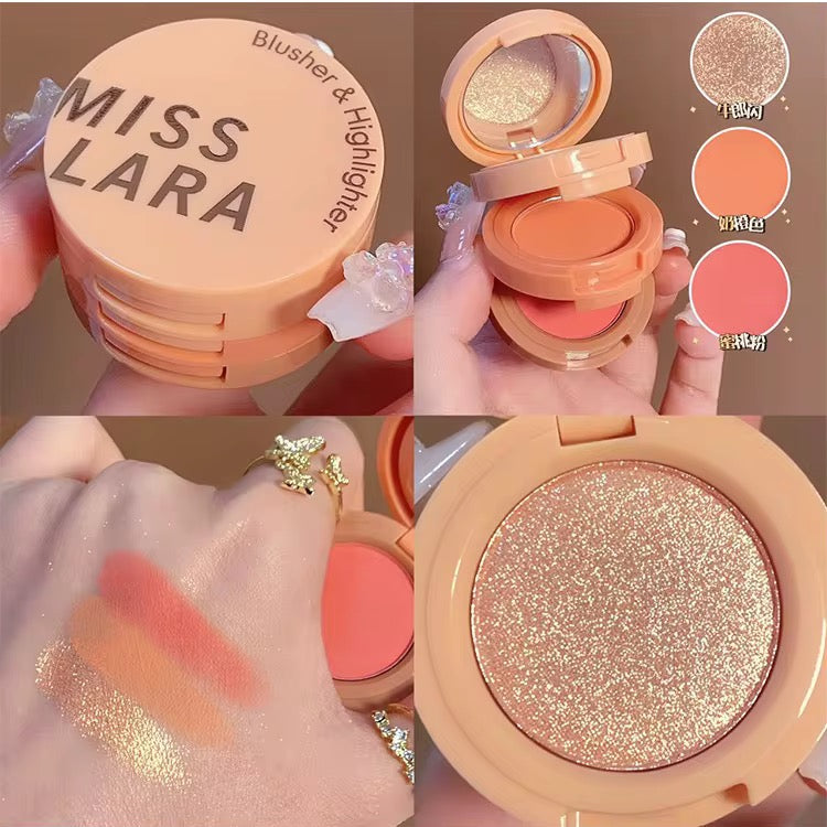 3in1 Highlighter + Blusher Travel Friendly 🐥😍