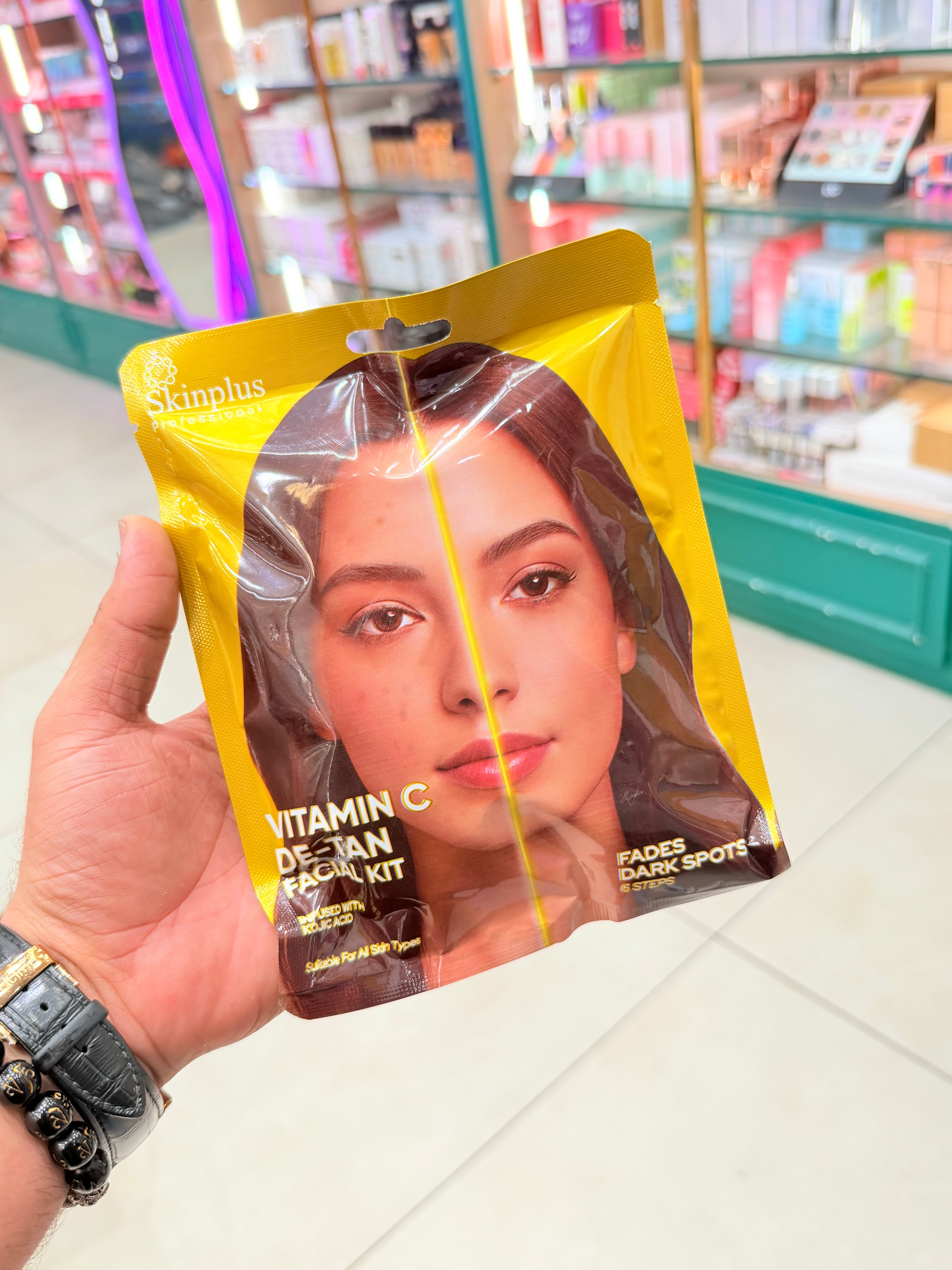 NEW SKINPLUS JAPENESE FACIAL - 6 STEP ( One time Use)