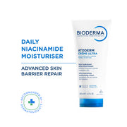 Bioderma Atoderm Crème Ultra 200ml – 24Hr Deep Moisturizer for Dry & Sensitive Skin | Barrier Repair Cream