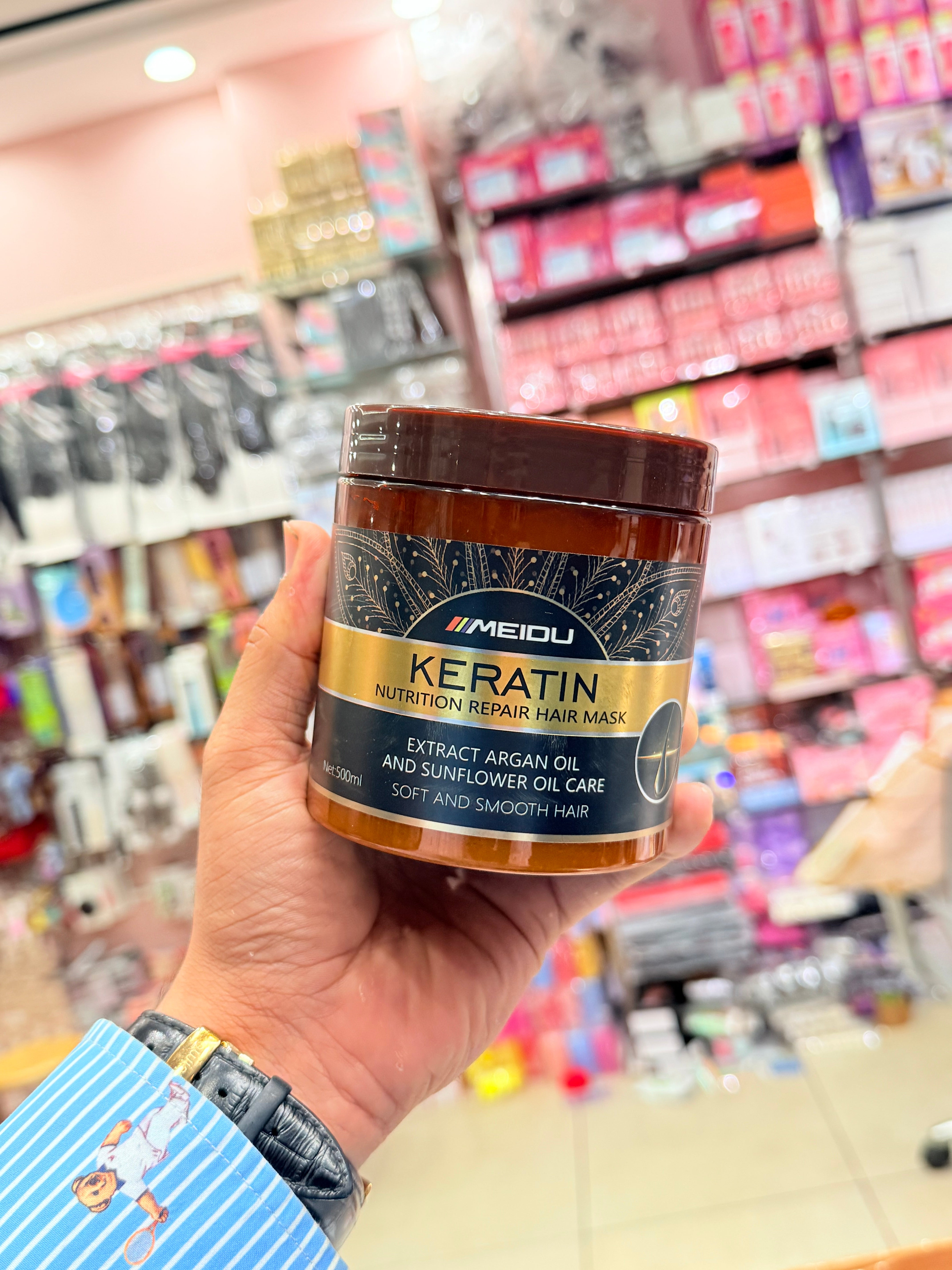 MEIDU Japanese Formula Keratin Hair Mask 500ml | Controls Breakage, Boosts Shine & Repairs Split Ends | One Wash Visible Results | Limited Stock
