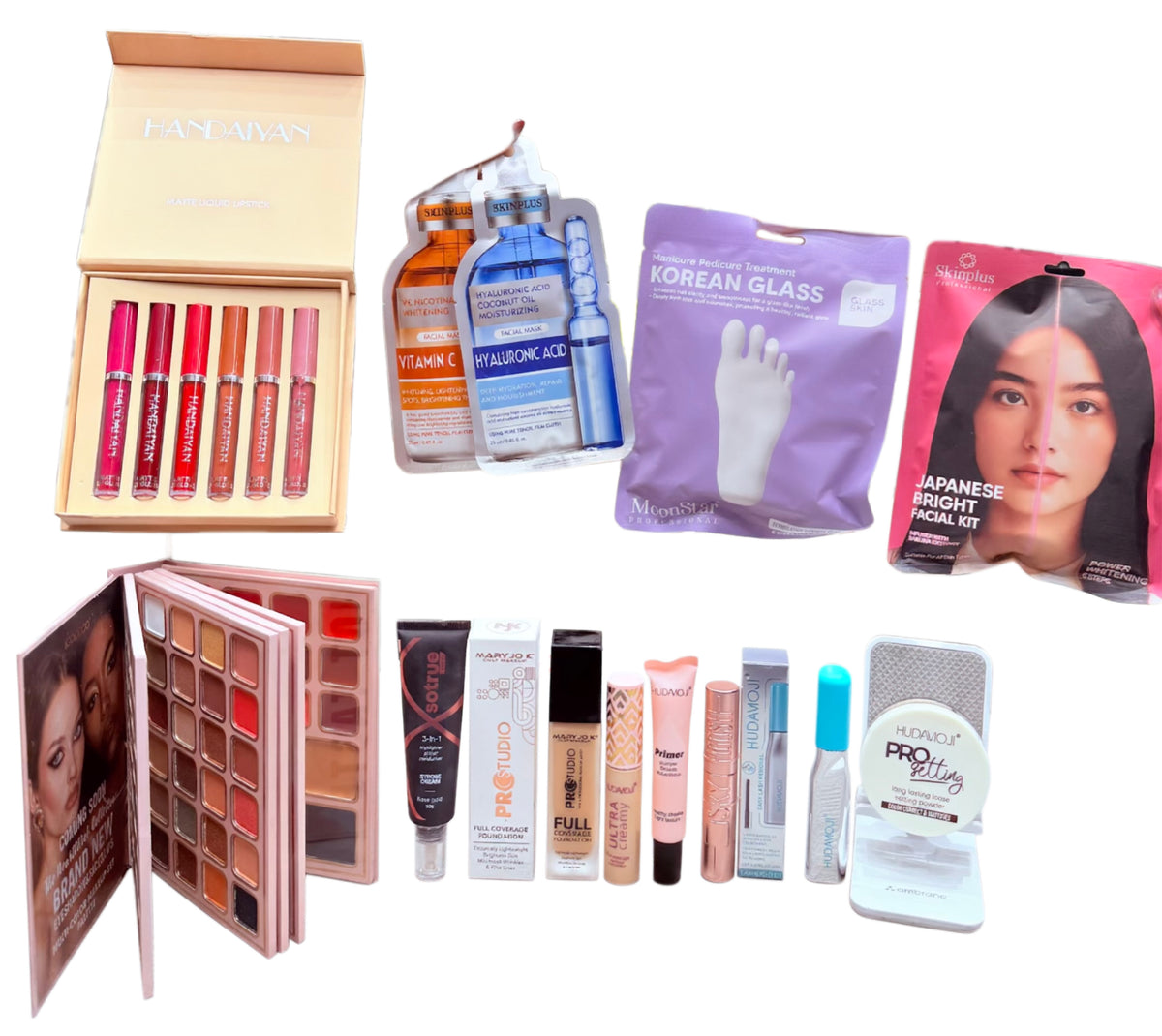 Karwa Chauth Special Luxury Makeup & Skincare Hamper | 15 Beauty Products + 2 FREE Surprise Gifts | Total 17 Items