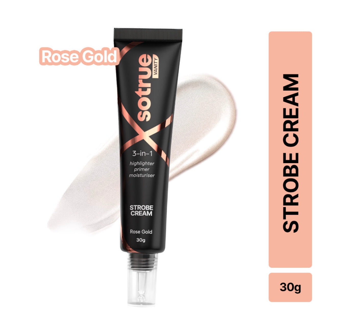 3-in-1 Strobe Cream Primer & Moisturizer | Hydrating Makeup Base | 30g