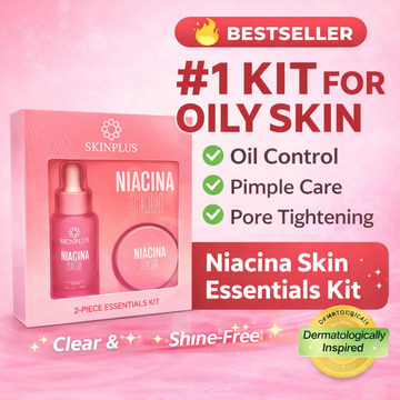 Skinplus Niacina Skin 2-Piece Essentials Kit – Hydrating Brightening Serum + Cream - EARLY BIRD DEAL