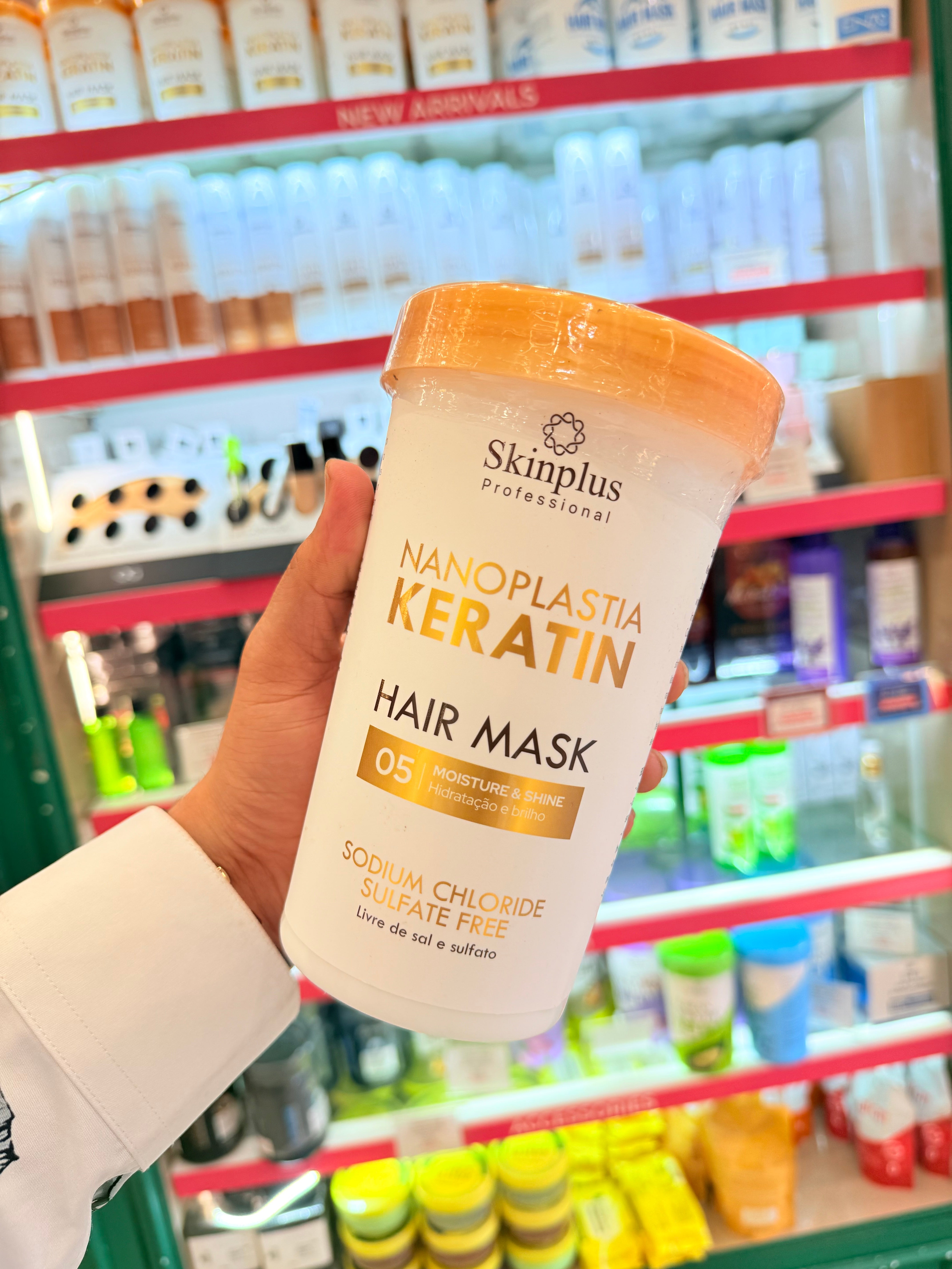Nanoplastia Keratin Hair Mask 800ml – Deep Repair, Smooth & Shine | Sulfate-Free Professional Treatment