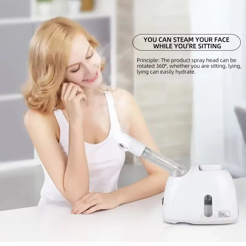 💎 Professional Nano Ionic Facial Steamer – Salon Grade Hot Steam Machine for Deep Hydration & Pore Cleansing (Home & Salon Use)