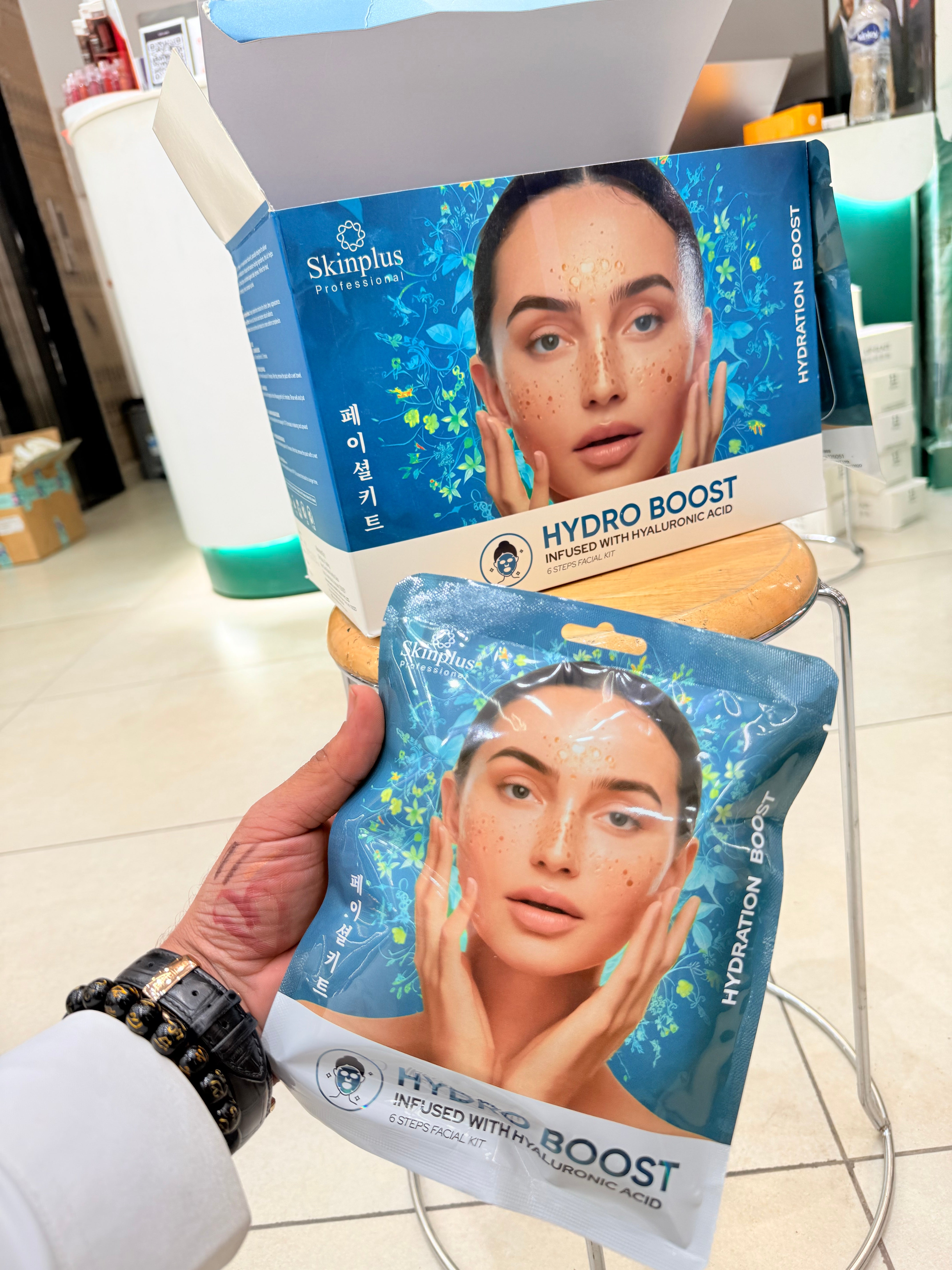 SKINPLUS KOREAN BRIDAL FACIAL - 6 STEP ( One time Use)