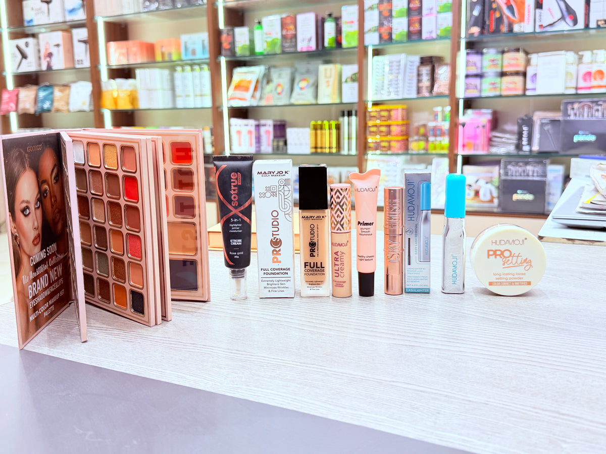 Karwa Chauth Special Luxury Makeup & Skincare Hamper | 15 Beauty Products + 2 FREE Surprise Gifts | Total 17 Items