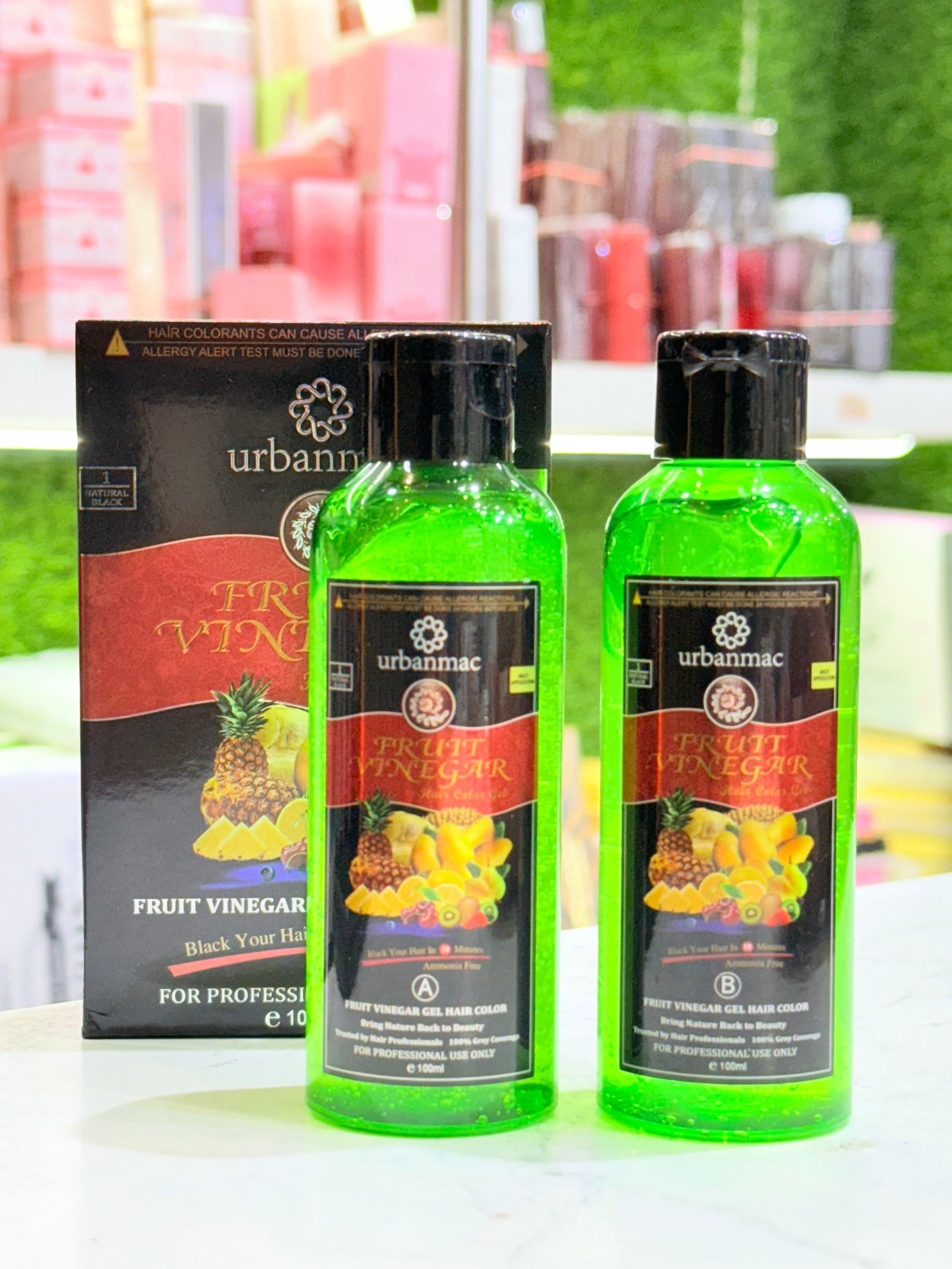 TRAVEL SIZE Urbanmac New Mini Fruit Vinegar (100ml+100ml) - BUY 1 GET 1 FREE