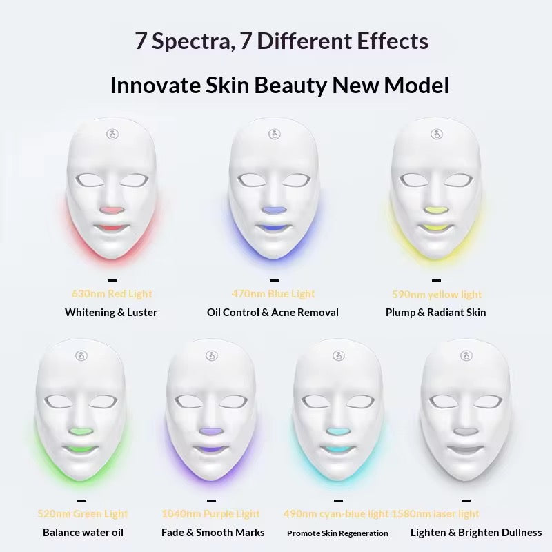 Korean LED Therapy Mask – Professional Glow at Home (Best Seller)