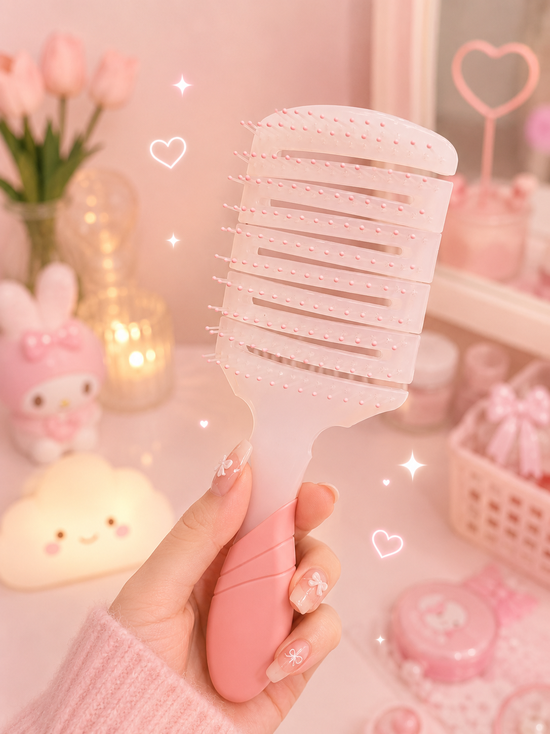 🌸 Cecilia Limited Edition Detangling Hair Brush