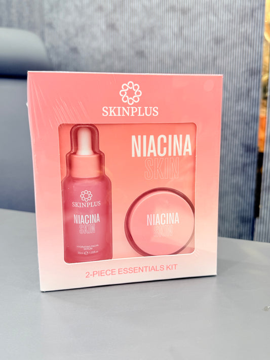 Skinplus Niacina Skin 2-Piece Essentials Kit – Hydrating Brightening Serum + Cream - EARLY BIRD DEAL